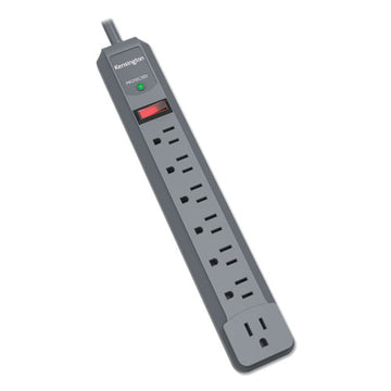 Kensington® Guardian Premium Surge Protector, 7 Outlets, 6 Ft Cord, 540 Joules, Gray freeshipping - TVN Wholesale